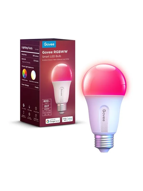 Govee Smart Wifi&BLE Light Bulb 800lm