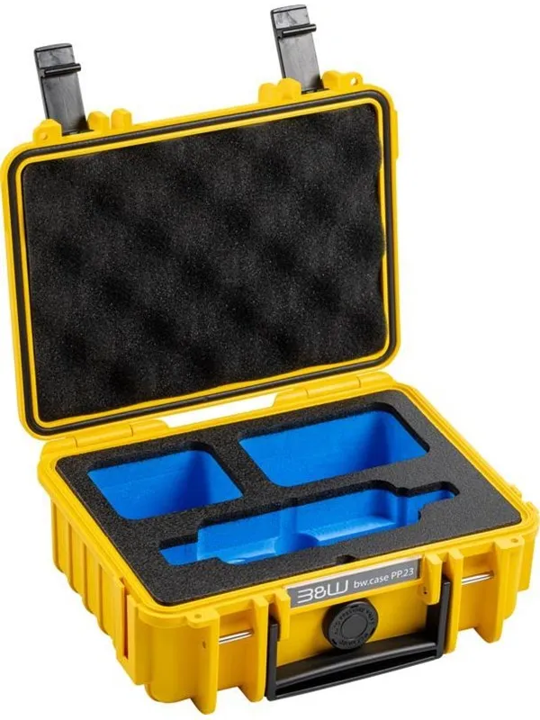 B&W International Case Type 500 for Insta360 X3 (yellow)