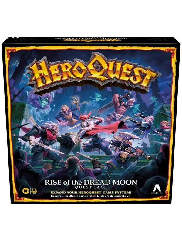 Avalon Hill HeroQuest Rise of the Dread Moon Quest Pack - Requires HeroQuest Game System to Play (English)