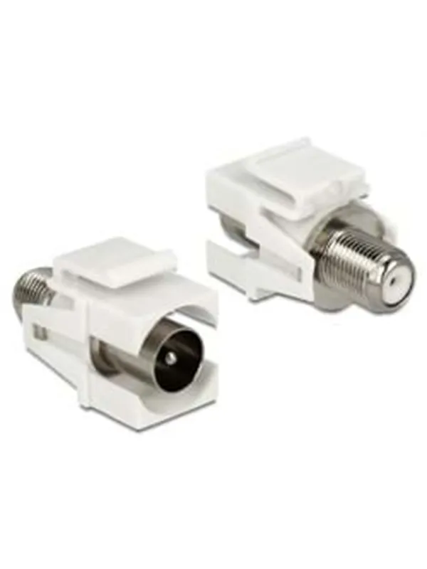 DeLOCK Keystone Module IEC Male -> F female