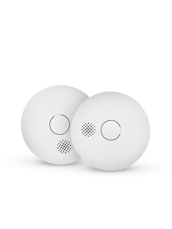 Housegard Luma Smart wireless series-connected smoke alarm incl. 10-year battery 2-pack, white