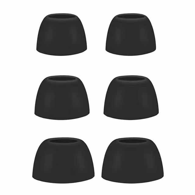 Øreputer 6-pak Soundpeats Mac - Svart
