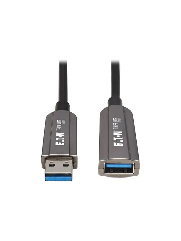 Tripp Lite Eaton  Series USB-A 3.2 Gen 1 CL3-Rated Fiber Active Optical Cable (AOC) - Extension/Repeater A/A M/F Black 10 m