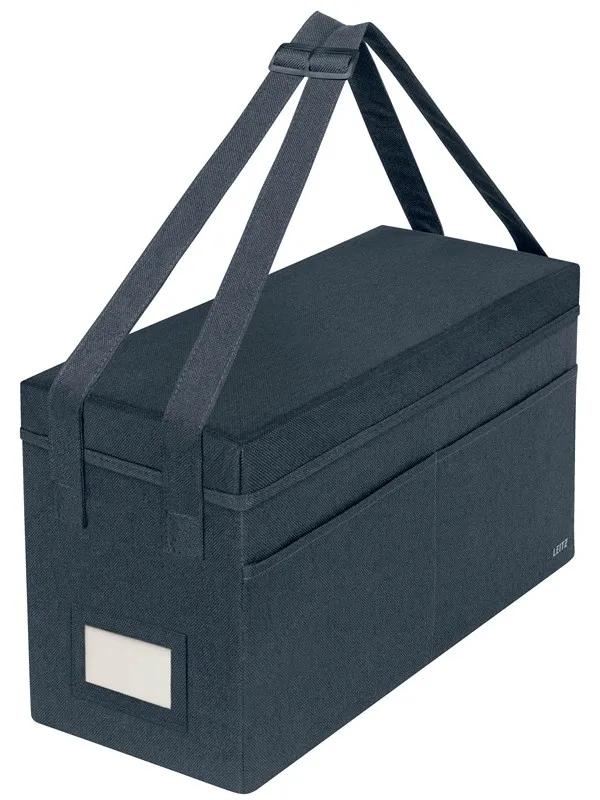 Leitz  Fabric oppbevaringsveske Clean Desk med lokk Stor