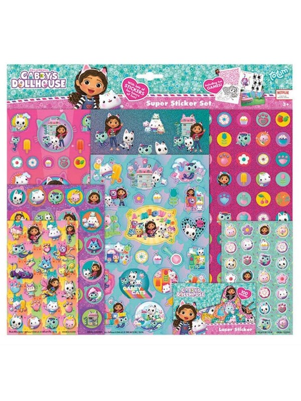Hobby Mate GABBY'S DOLLHOUSE Super Sticker Set