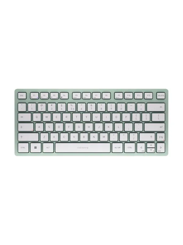 Cherry KW 7100 MINI BT - Tastatur - Europa - Grønn