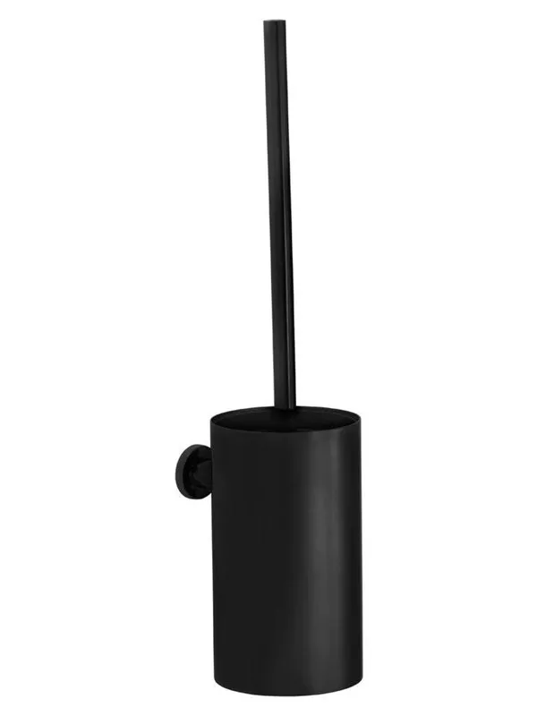Pressalit toilet brush for wall matte black
