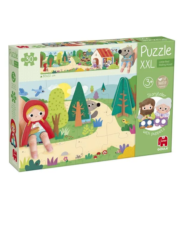 Jumbo Goula XXL Puzzle Little Red Riding Hood 30 pcs. 3D Puslespill