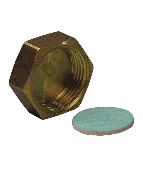 Uponor fluvia end cap w. bleeder g3/4