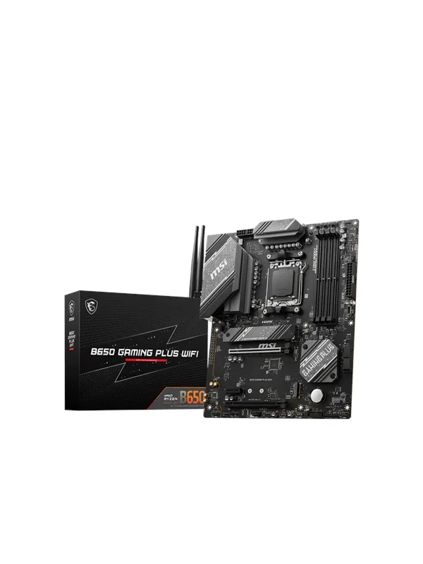 MSI B650 GAMING PLUS WIFI Hovedkort - AMD B650 - AMD AM5 socket - DDR5 RAM - ATX