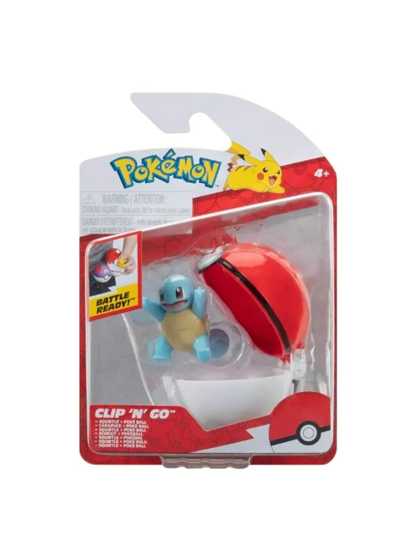 Pokemon Clip 'N' Go Squirtle with Pokéball