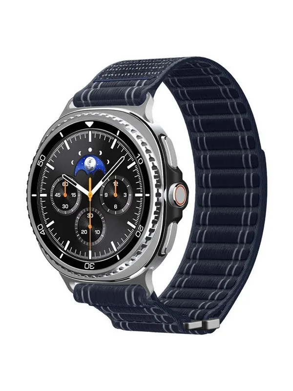 Spigen Fabric Band (hook-and-loop) - navy - Samsung Galaxy Watch 8 46mm/44mm/40mm