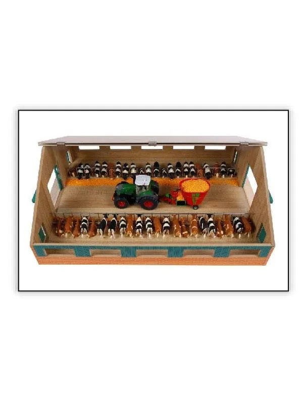 Kids Globe Running stable Wood 1:32