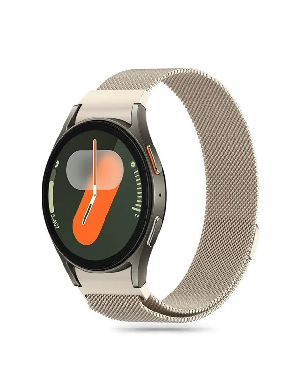 Tech-Protect  MilaneseBand Strap for Samsung Galaxy Watch 4 / 5 / 5 Pro / 6 / 7 / FE - Gold
