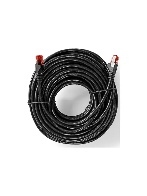 Nedis CCGL85900BK300 networking cable - Svart - 30m