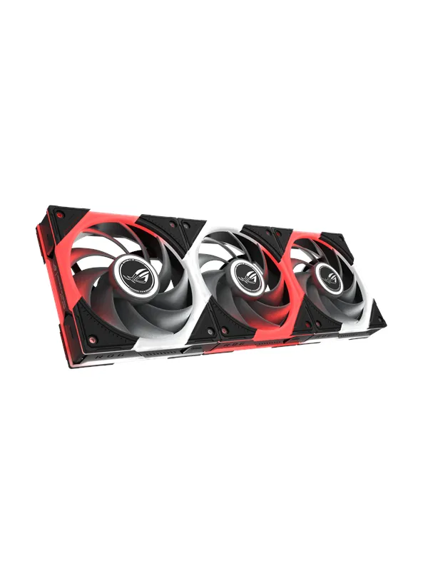 ASUS ROG EURUX GR120 ARGB Black (3-pack) - Kabinettvifte - 120mm - Svart - 33 dBA