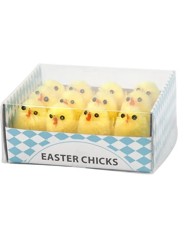 Creativ Company Yellow Easter Chicks Chenille 12pcs.