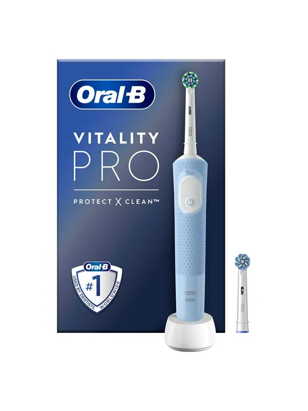 Oral-B Elektrisk tannbørste Vitality Pro Vapor Blue + Extra Refill