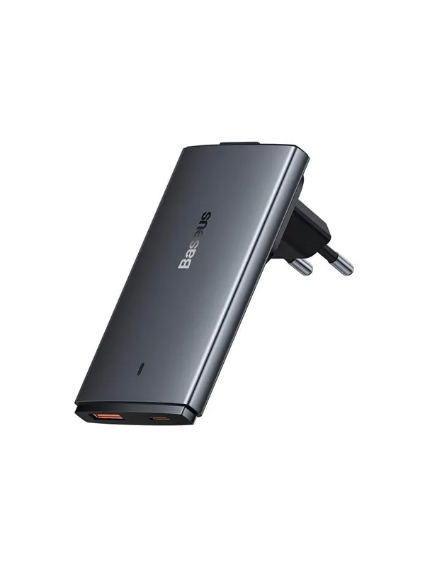 Baseus GaN5 65W 1x USB-C 1x USB-A - Black