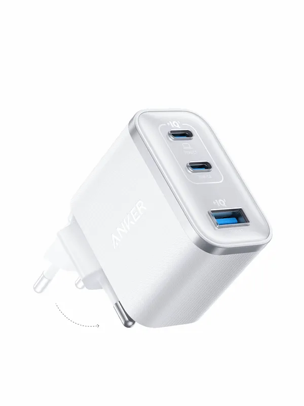 Anker Nano Charger (70W 3 Ports) - White