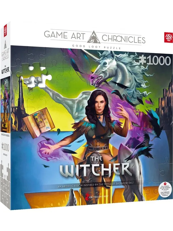 Good Loot - Game Art Chronicles Puzzle: The Witcher Yennefer & Salvador Dali (1000 pieces) - Puslespill