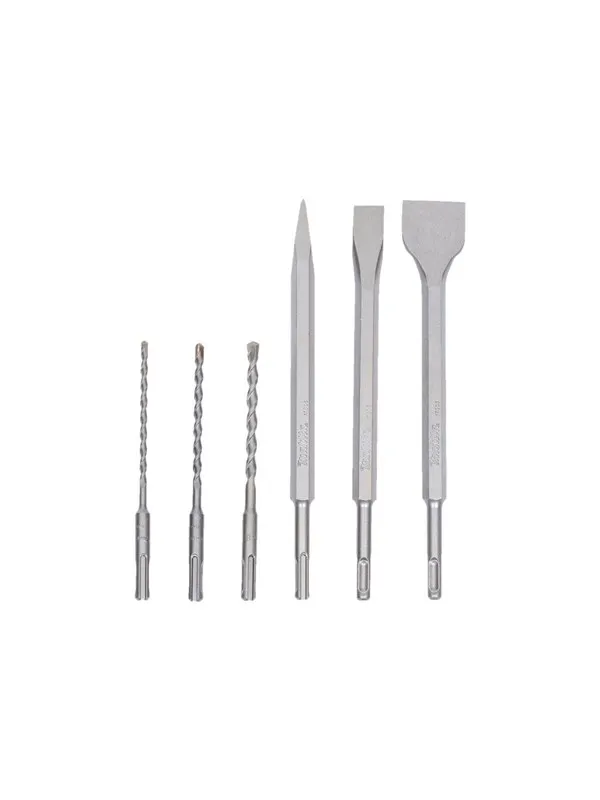 Makita D-58920 Drill Bit and Chisel Set 6 Pieces