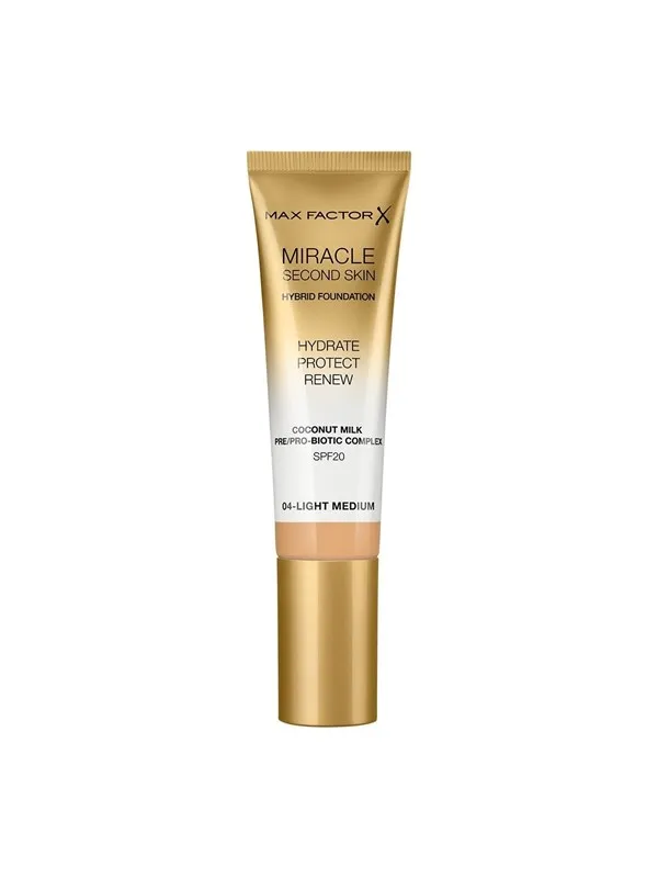 Max Factor Miracle Second Skin Foundation 30â¯ml.- 04 Light Medium