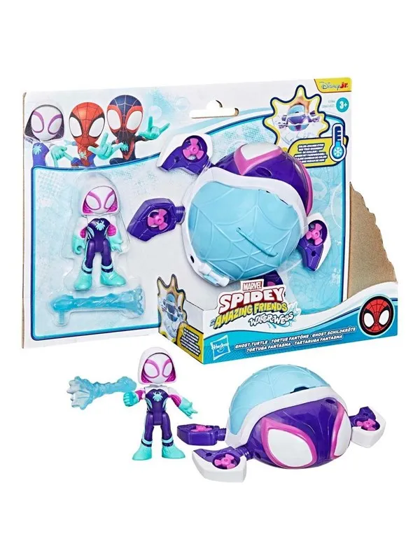 Spidey and His Amazing Friends Water-Webs Vehicle Turtle & Ghost