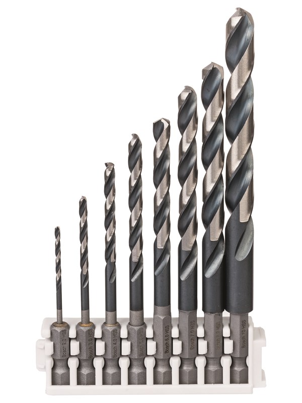 Bosch Impact Control HSS-bor, pakke, 8 stk.