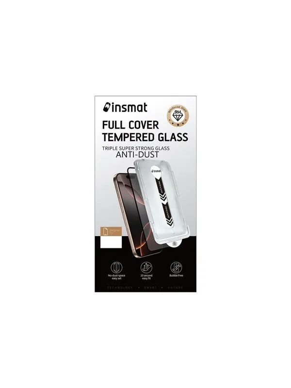 Insmat - screen protector for mobile phone - easy & anti-dust super full cover