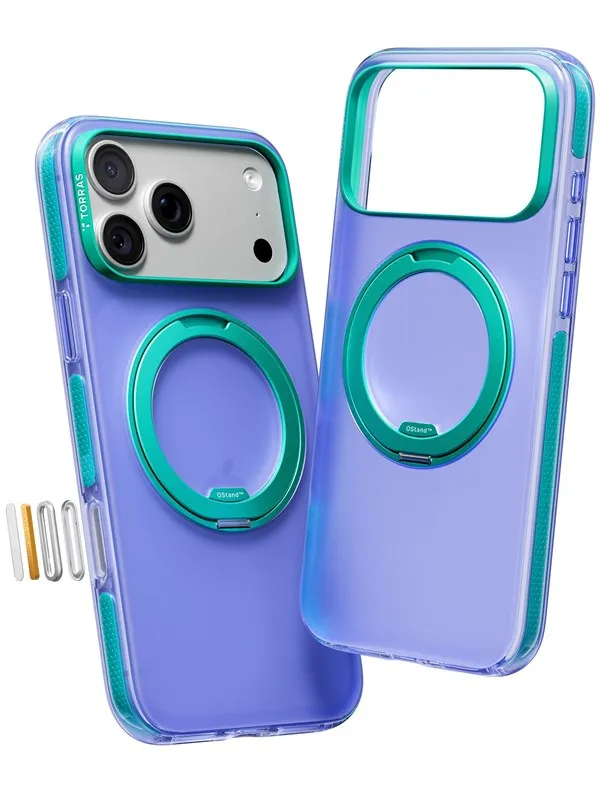 Torras Ostand O3 Hue - violet purple - iPhone 17 Pro