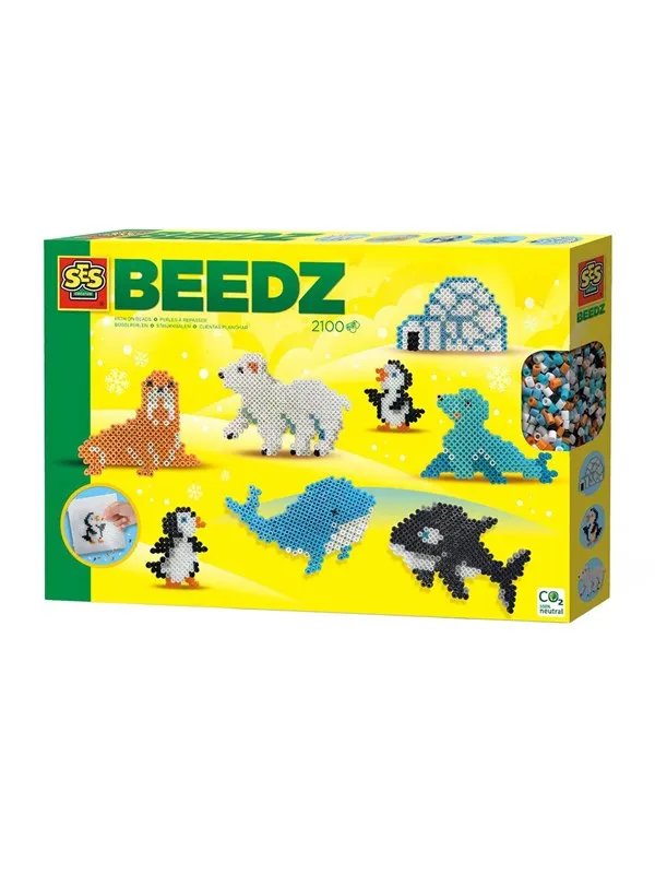 SES Creative Iron-on Beads - Pool Animals