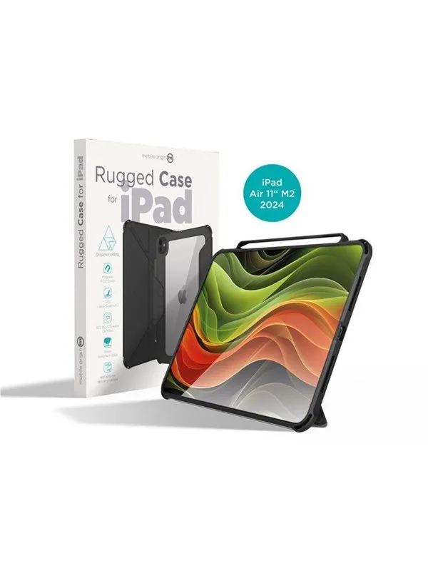 Mobile Origin Rugged Case - black - iPad Air 11" (M4 - 2026/ M3 - 2025/M2 - 2024)