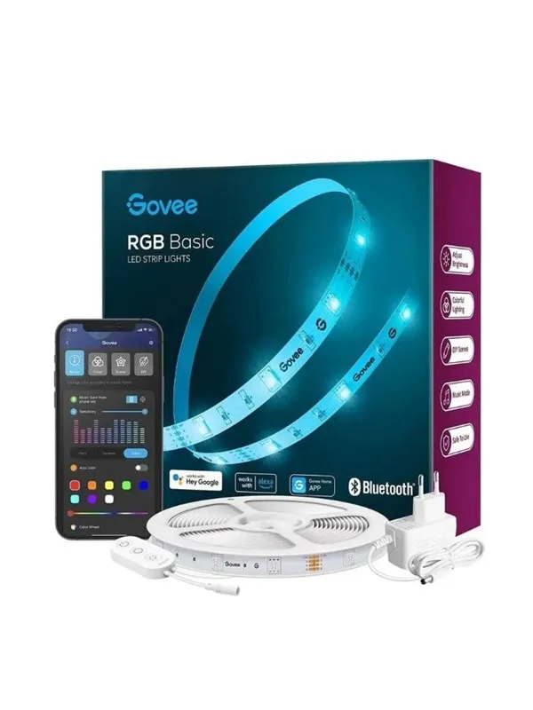 Govee RGB Smart WiFi + Bluetooth LED Lysstripe