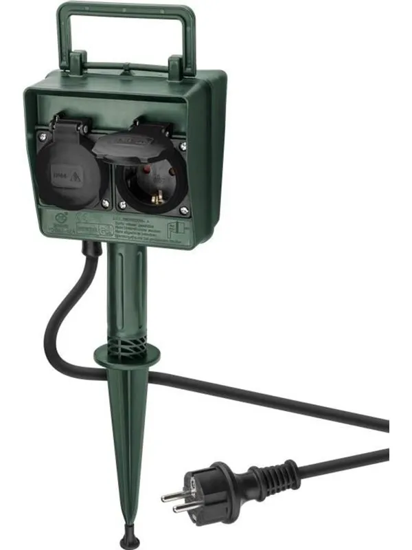 Pro Four-way garden socket