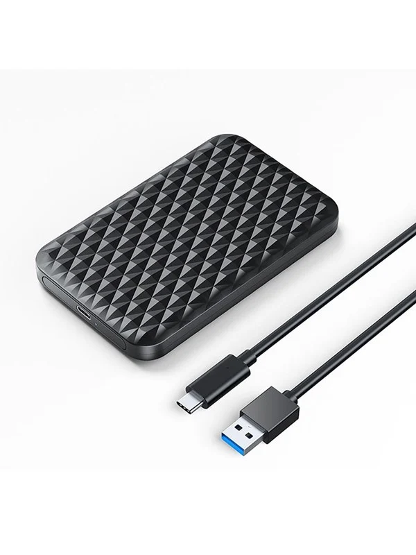 ORICO 2520C3-V1 2.5" HDD/SSD USB-C 5Gb/s Disk Drive - Black - 6TB - Harddisk - 2520C3-V1-BK-EP