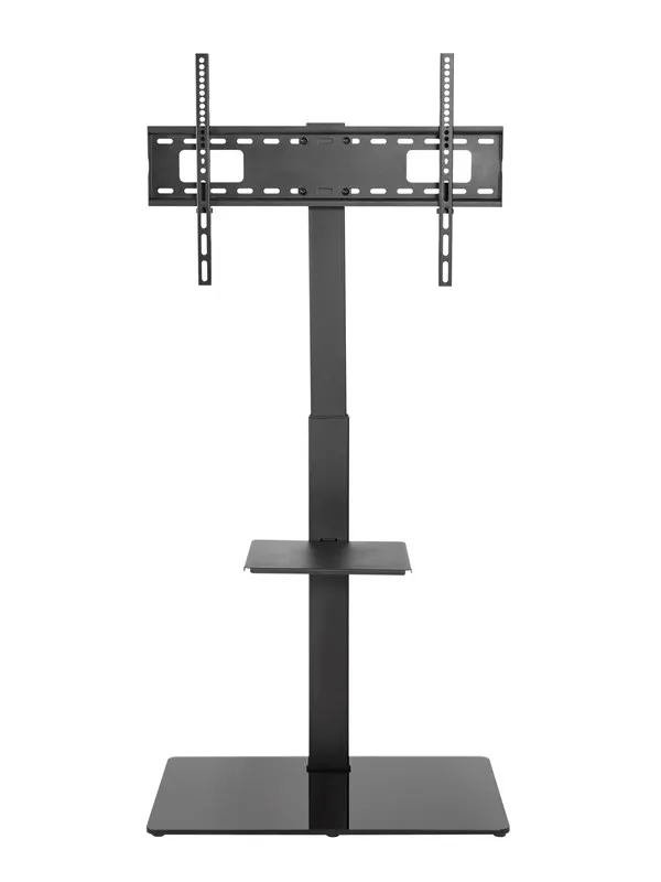 Alterzone Slim 7g stativ med glassfot for 37 - 70" TV-er, svart - Max 40 kg - recommended for
