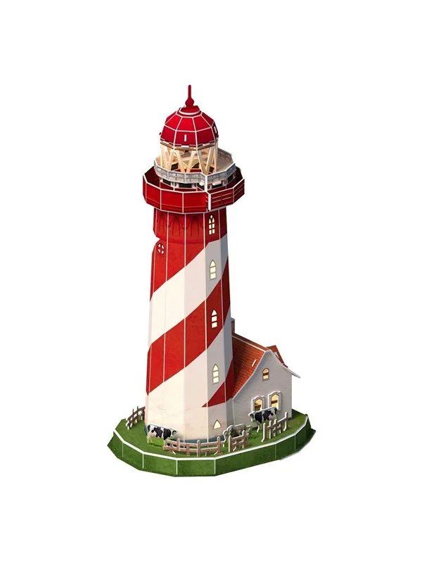 Cubic Fun 3D Puzzle Lighthouse LED 51st. 3D Puslespill