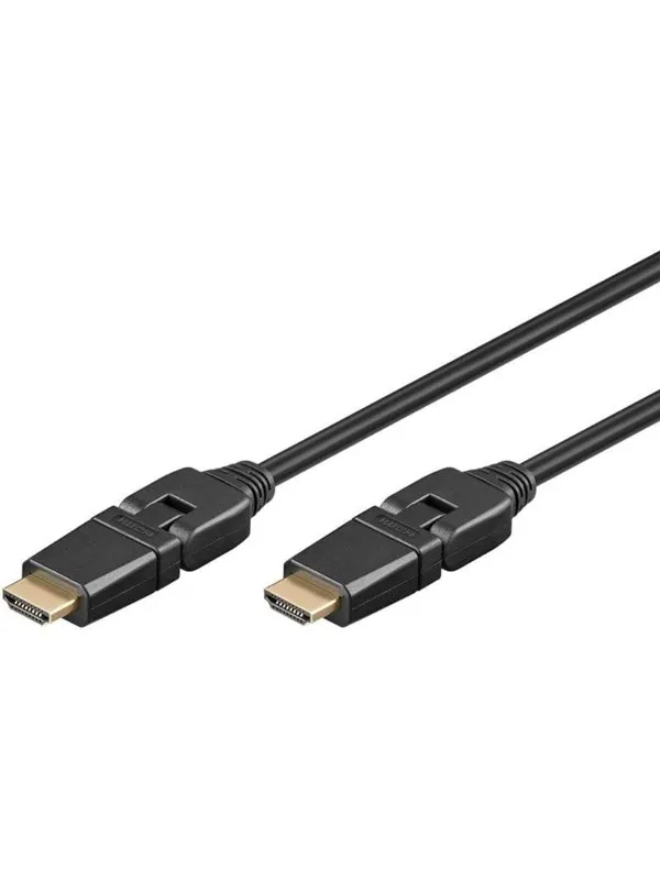 Pro HDMI 2.0 360° - 2m - Svart