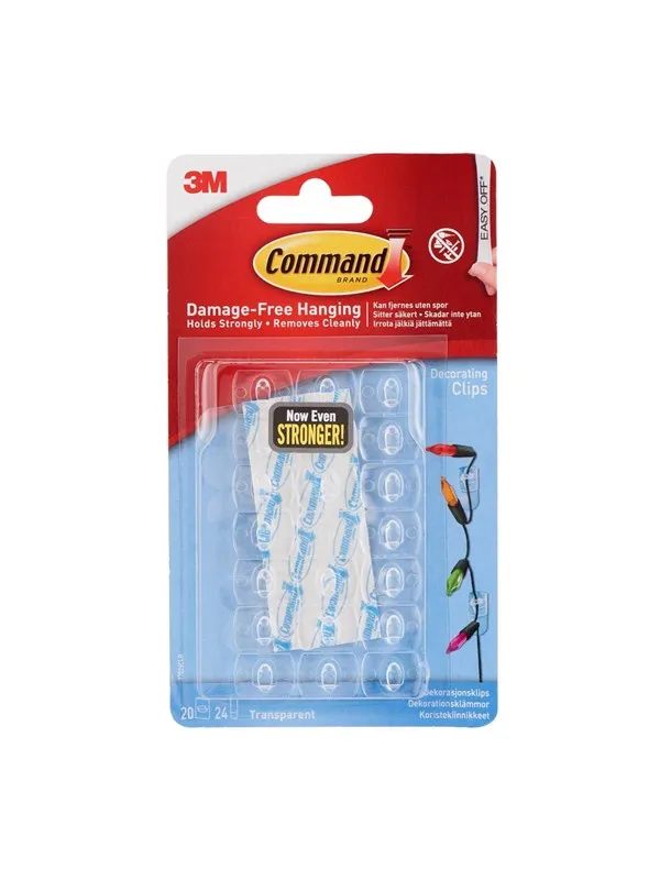 3M Decorating Clips 20 Pack