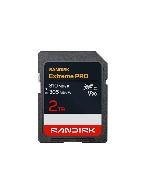 SANDISK Extreme PRO - flash memory card - 2 TB - SDXC UHS-II