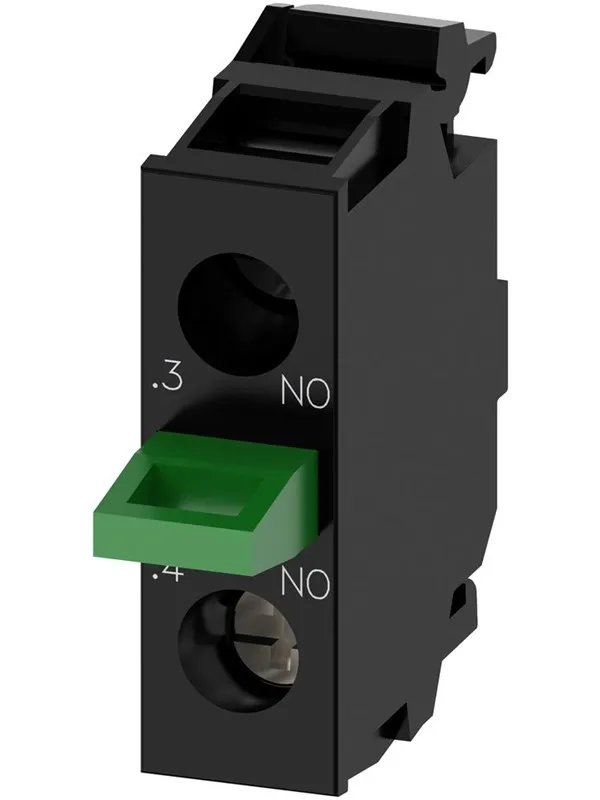 Siemens Contact module with 1 contact element 1 no screw  3su1400