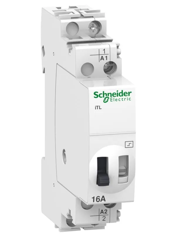 Schneider Electric Acti9 itl impulse relay 1p 1 no 16 a 50 / 60 hz coil 24 v ac / 12 v dc