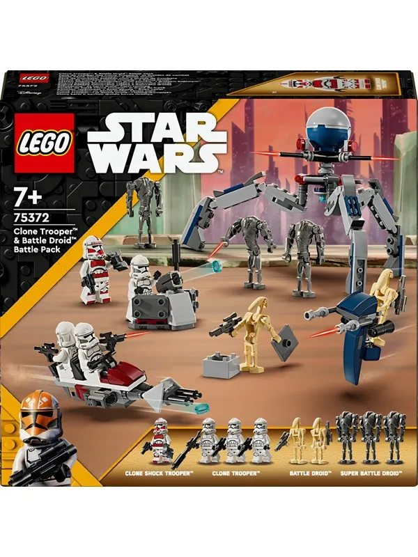 LEGO Star Wars 75372 Stridspakke med klonesoldat og kampdroide