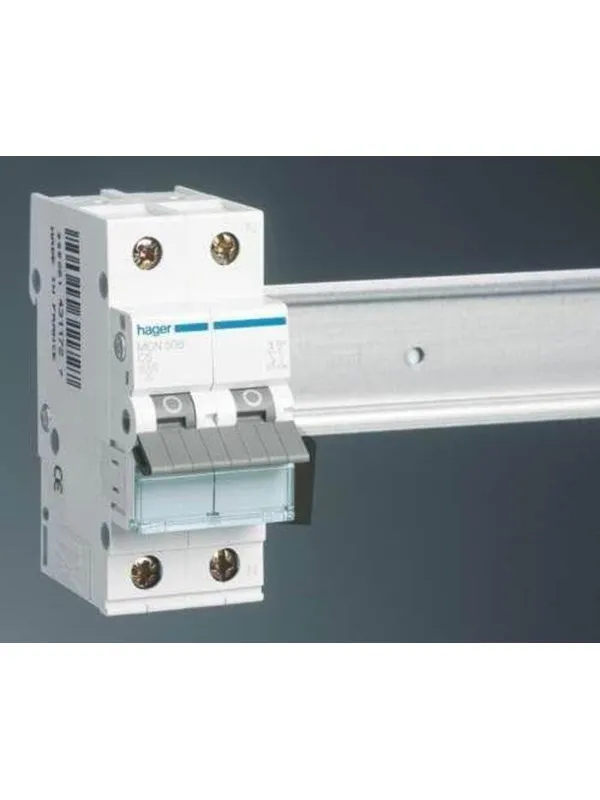 Hager Miniature circuit breaker mcb 1p+n 6ka c-6a 2m