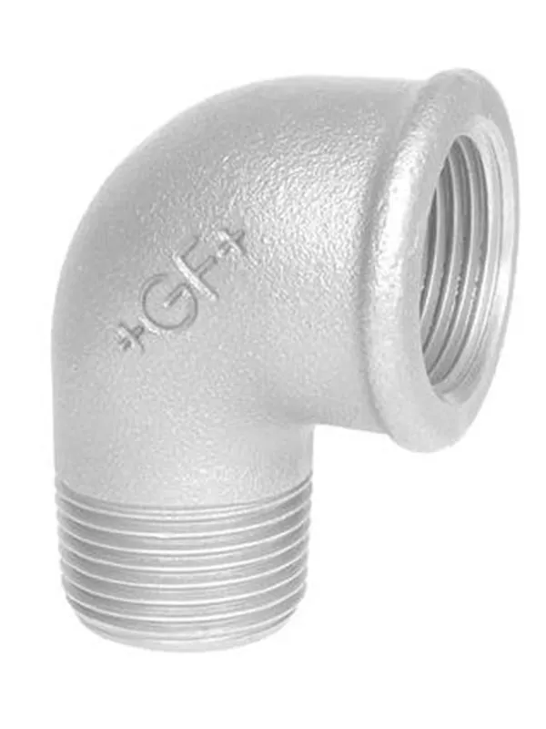 +GF+ Elbow 90° galvanized for m 1 1/2"