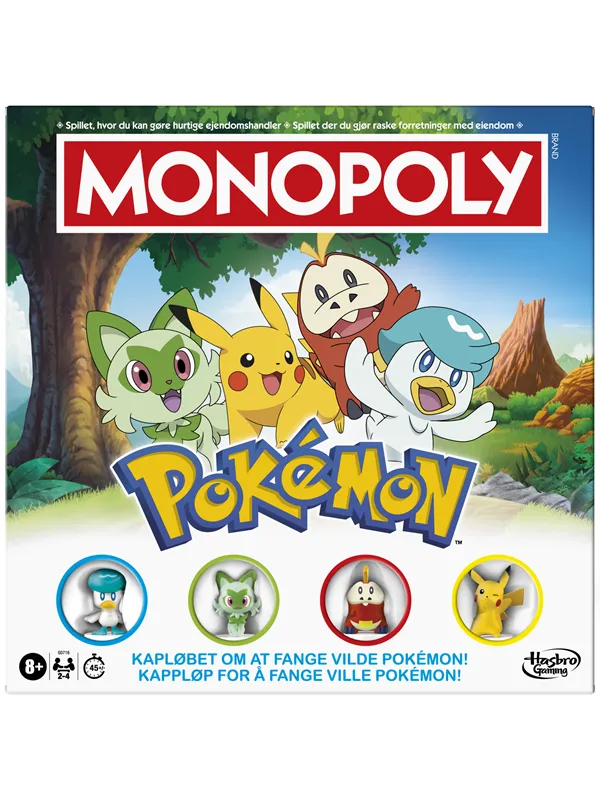 Hasbro Monopoly Pokémon (DK/NO)