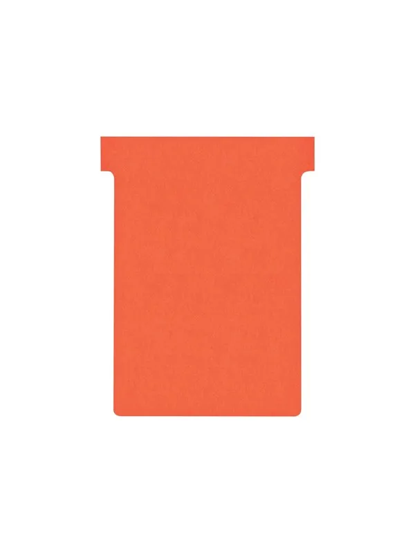Nobo  T-Card-planleggingskort - størrelse 3 Rød