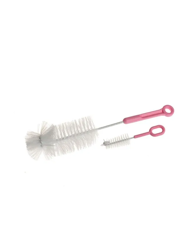 Akuku Bottles cups and teats brush set PINK