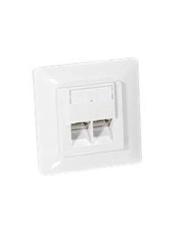 Equip Netværksudtag C5 8/8. Signalhvid